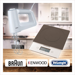 Μαγειρέψτε με KENWOOD, BRAUN & DELONGHI!